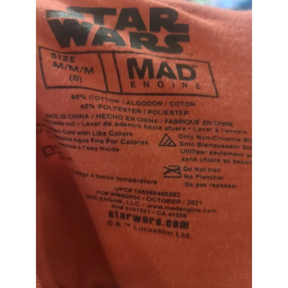 Star Wars The Mandalorian Branded T-Shirt, The Kid, Grogu  Size M(8)